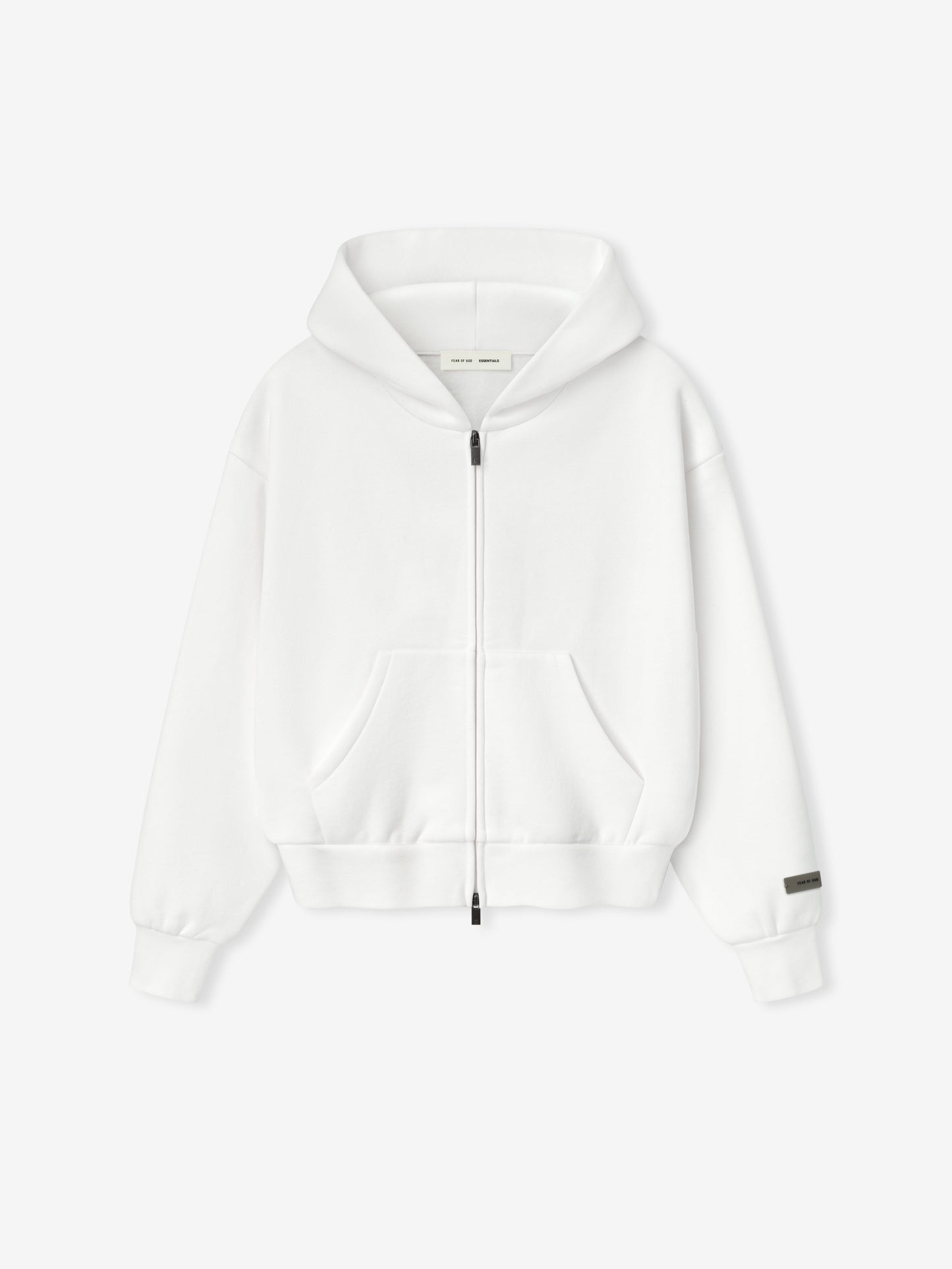 Womens Classic Fleece Zip-Up Essentials Hoodie