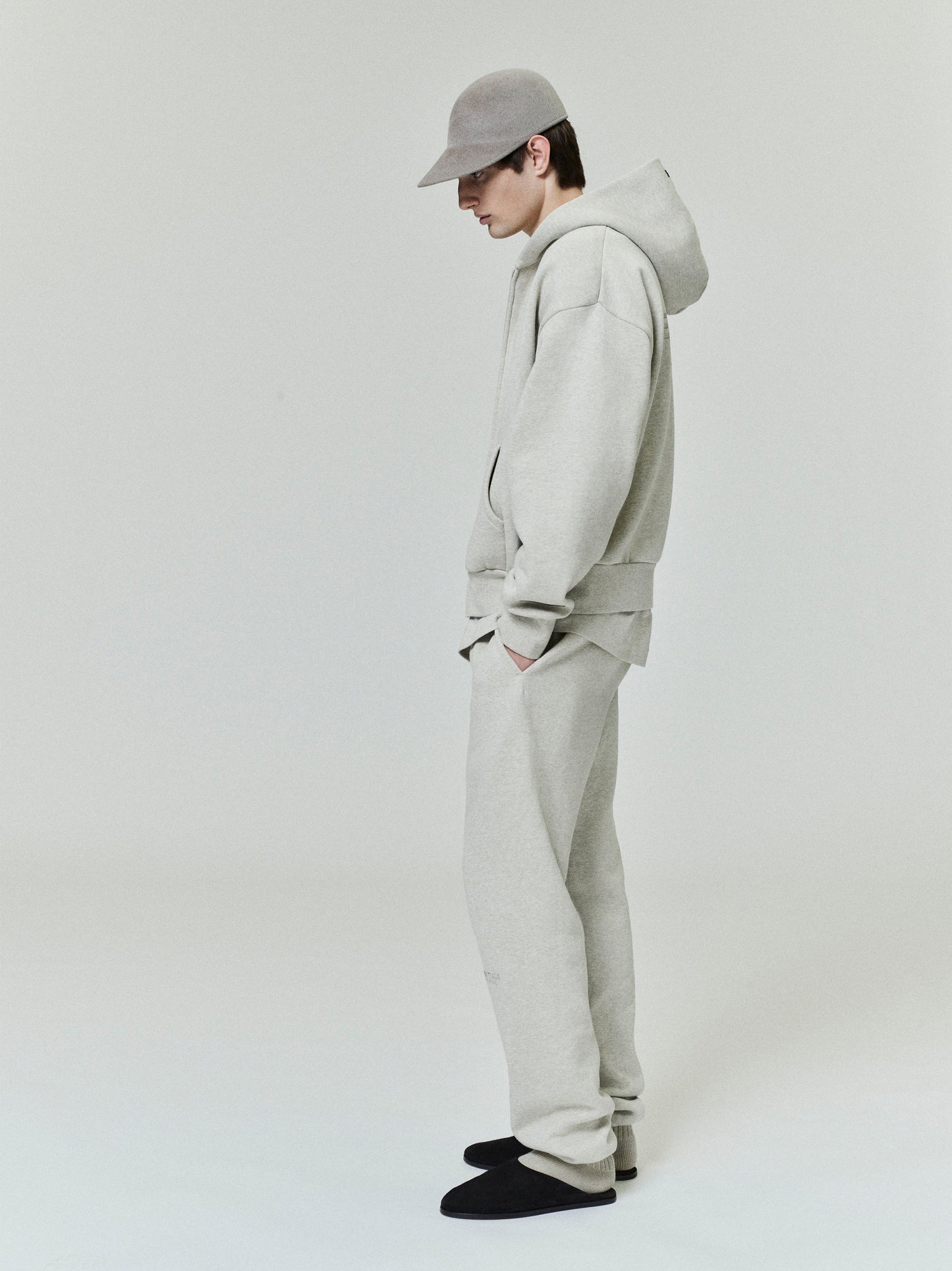 Classic Fleece Zip-Up Essentials Hoodie