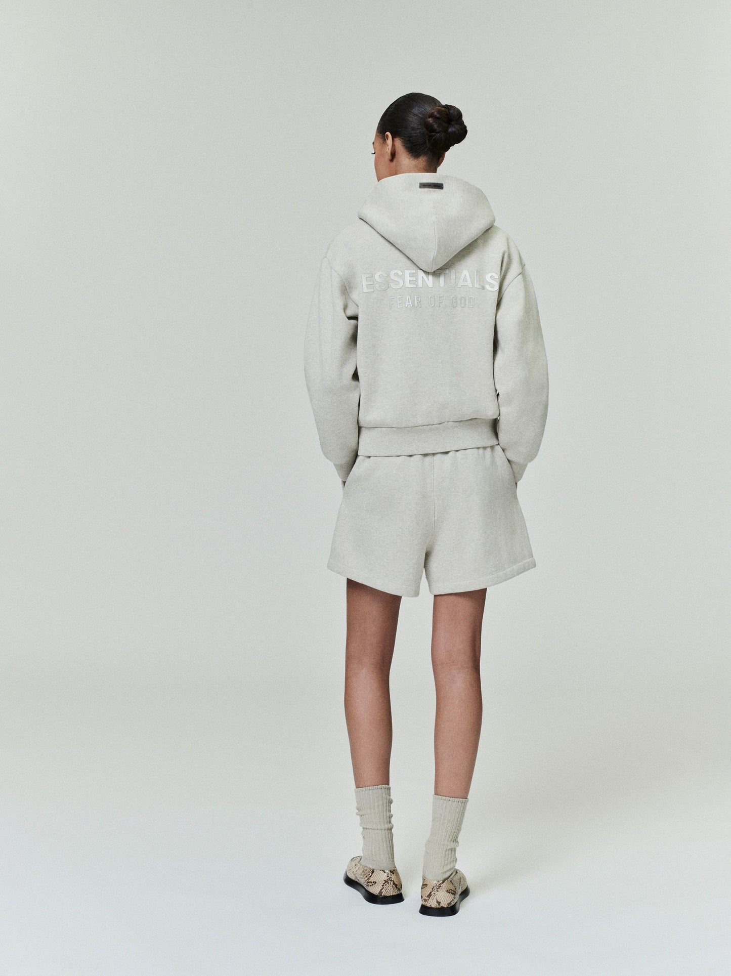 Womens Classic Fleece Zip-Up Essentials Hoodie