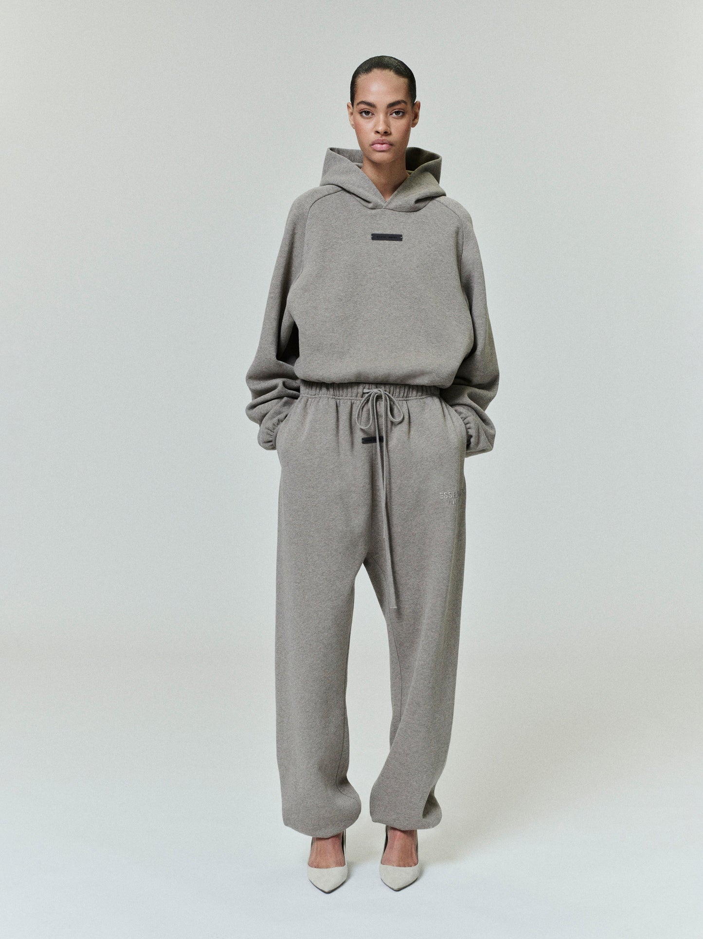 Womens Modern Fleece Essentials Hoodie
