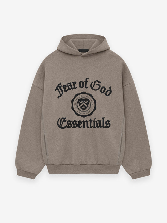 Heavy Fleece Vintage Shrunken Essentials Hoodie