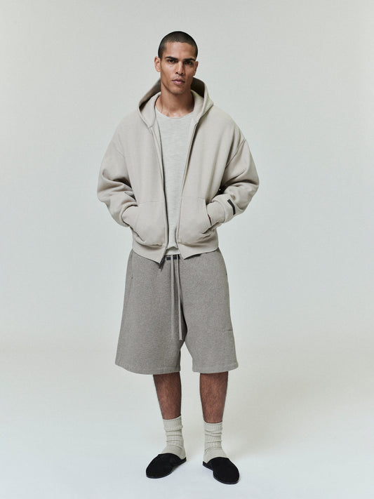 Classic Fleece Zip-Up Essentials Hoodie