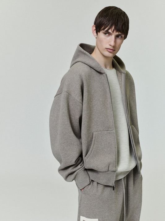 Classic Fleece Zip-Up Essentials Hoodie