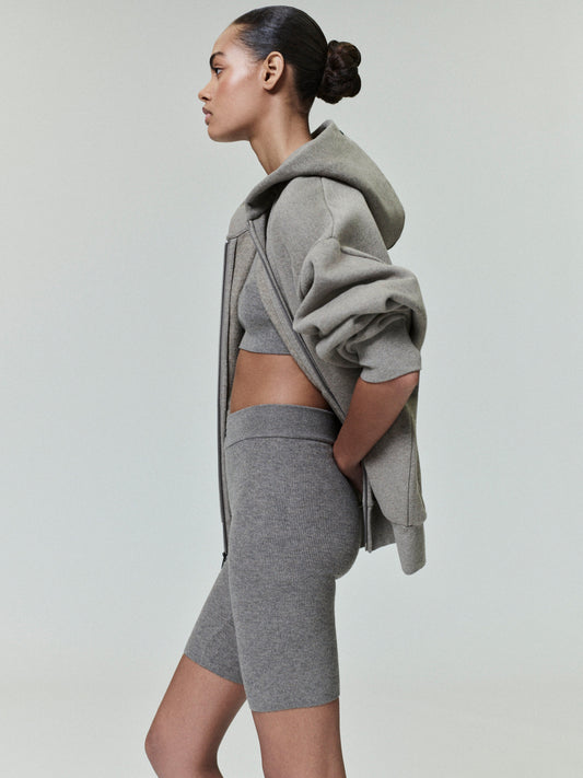 Classic Fleece Zip-Up Essentials Hoodie