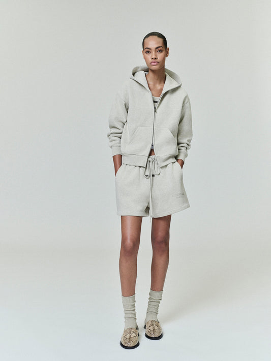 Womens Classic Fleece Zip-Up Essentials Hoodie