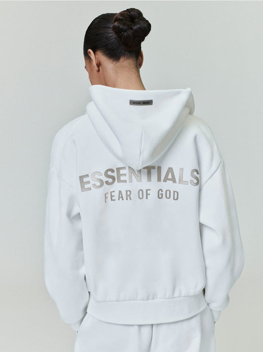 Womens Classic Fleece Zip-Up Essentials Hoodie