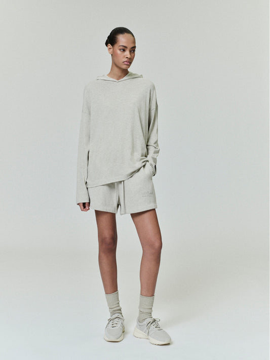 Womens Long Sleeve Jersey Essentials Hoodie