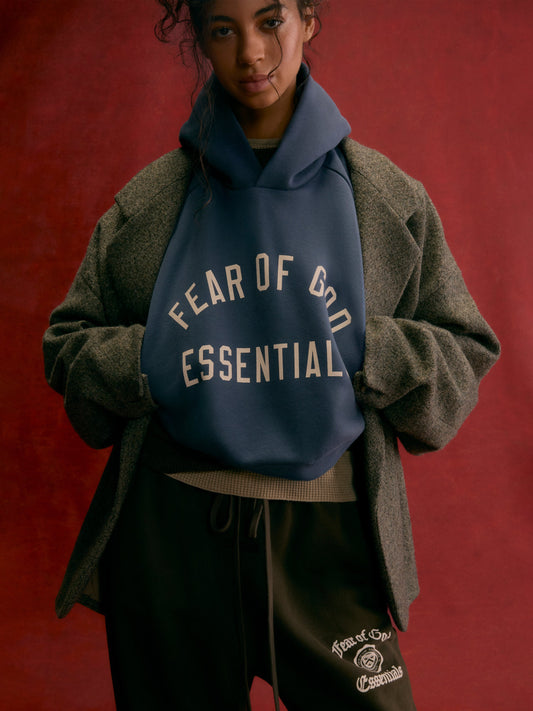 Women's Fleece Cropped Essentials Hoodie