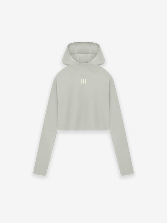 Womens Base Layer Crop Hoodie