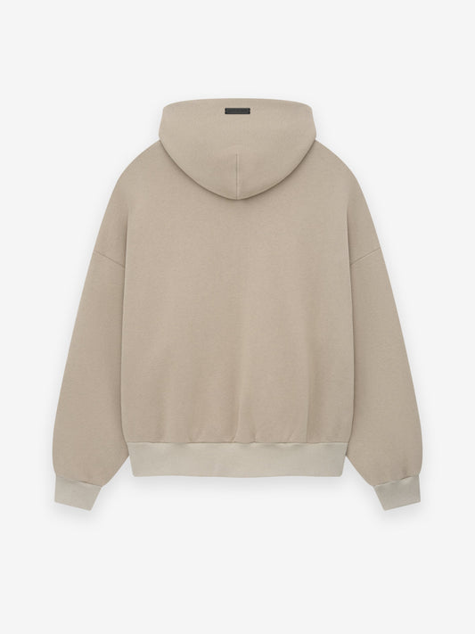 Cotton Cashmere Fleece Half Zip Essentials Hoodie